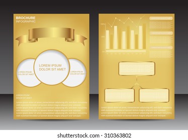 Abstract brochure design.Flyer design vector template.