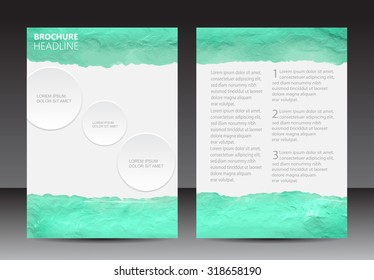 Abstract brochure design.Flyer design vector template