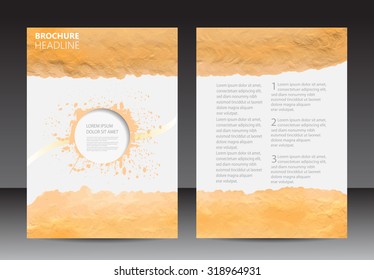 Abstract brochure design.Flyer design vector template