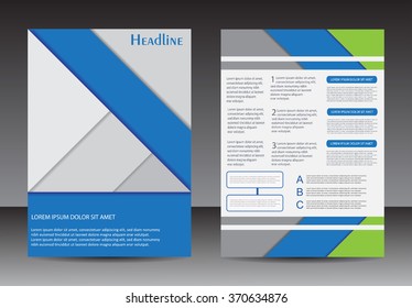 Abstract brochure design.Flyer design vector template.