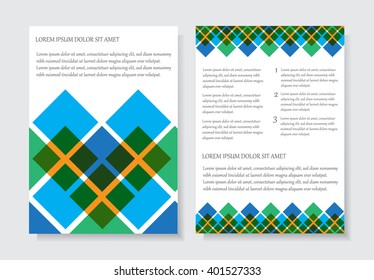 Abstract brochure design.Flyer design vector template.