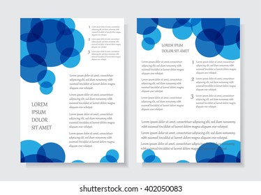 Abstract brochure design.Flyer design vector template.