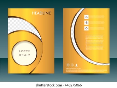Abstract brochure design.Flyer design vector template.Magazine cover.Layout in A4 size.