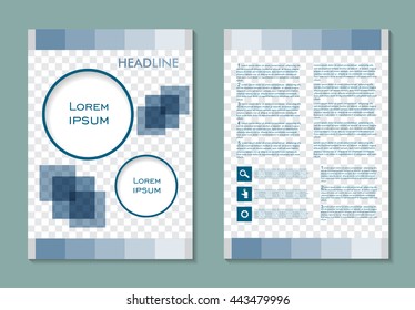 Abstract brochure design.Flyer design vector template.Magazine cover.Layout in A4 size.