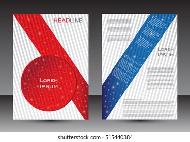 Abstract brochure design.Flyer design vector template.