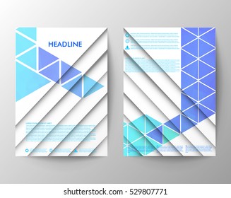 Abstract brochure design.Flyer design vector template.
