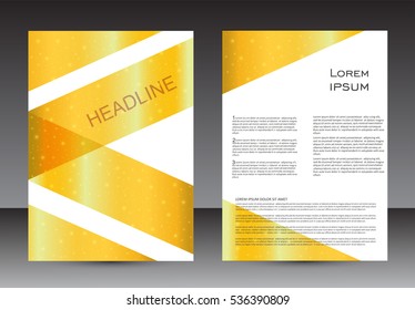 Abstract brochure design.Flyer design vector template.Layout in A4 size.