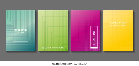 Abstract brochure design.Flyer design vector template.