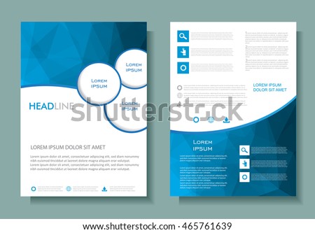 abstract brochure design flyer