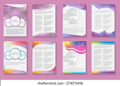 Abstract Brochure Design.Flyer Design.Vector Template.