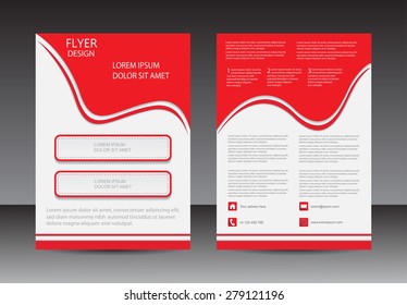 Abstract brochure design.Flyer design.Vector template.