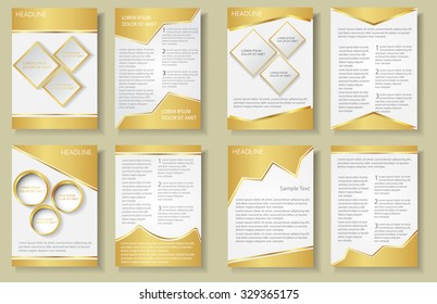 Abstract brochure design.Flyer design.Vector template.