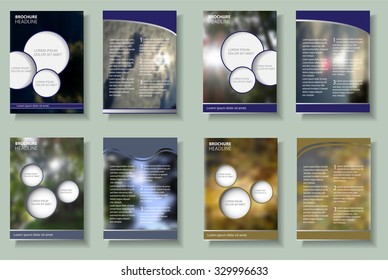 Abstract brochure design.Flyer design.Vector template.