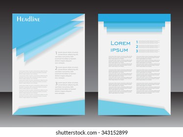 Abstract brochure design.Flyer design.Vector template.