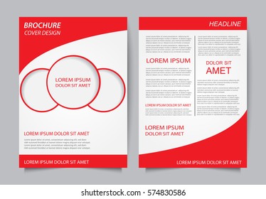 Abstract brochure design.Flyer design.Vector template.