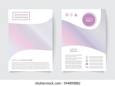 Abstract Brochure Design.Flyer Vector Template.