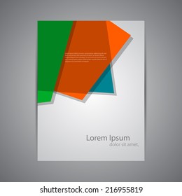 Abstract brochure / flyer design.