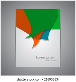 Abstract brochure / flyer design.