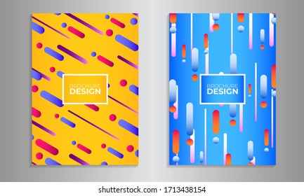 Abstract brochure flyer design layout template vector eps10