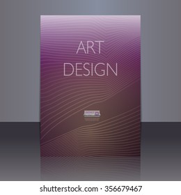 Abstract brochure Flyer design layout vector template in A4 size.