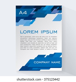 Abstract brochure or flyer design template. 