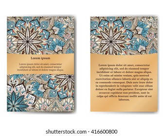 Abstract brochure or flyer design template. Book design, blank, print design, journal. Brochure template. Flyer design. Flyer template. Brochure background. Layout vector template in A5 size
