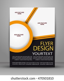 Abstract brochure flyer design template vector, Leaflet cover, layout .Vector eps10