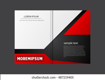 Abstract brochure or flyer design template.