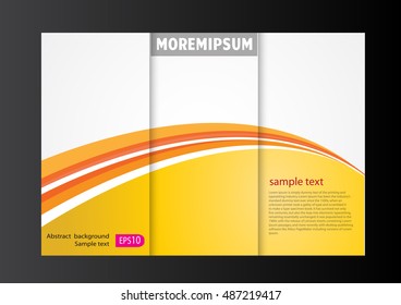 Abstrakte Broschüre oder Flyer-Design-Vorlage.