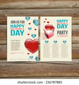 Abstract  Brochure Flyer design vector template illustration
