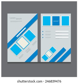 Abstract brochure / flyer design, Vector eps10.