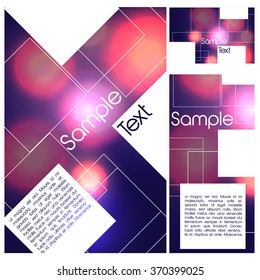 Abstract Brochure ,Flyer Design. - Vector Illustration
