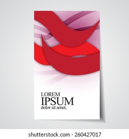 Abstract Brochure flyer vector template
