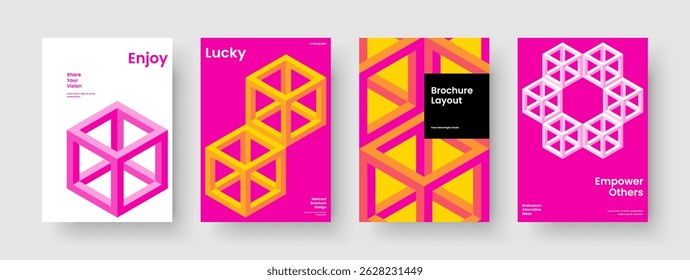 Abstract Brochure Layout. Creative Book Cover Template. Geometric Banner Design. Flyer. Report. Background. Poster. Business Presentation. Leaflet. Portfolio. Journal. Notebook. Handbill. Catalog