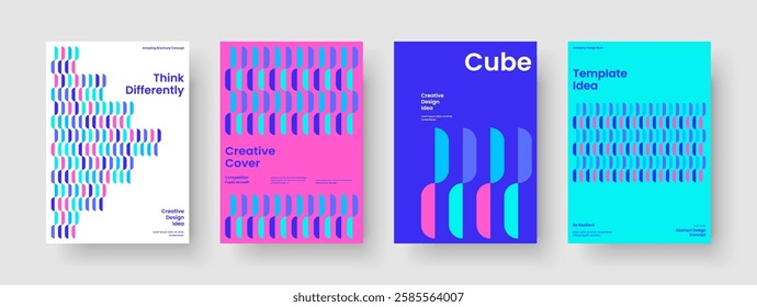 Abstract Brochure Layout. Creative Flyer Template. Geometric Report Design. Banner. Business Presentation. Background. Book Cover. Poster. Catalog. Journal. Newsletter. Portfolio. Advertising