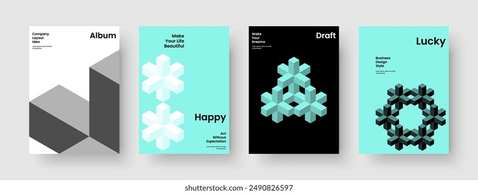 Abstract Brochure Layout. Creative Poster Design. Geometric Background Template. Report. Flyer. Business Presentation. Book Cover. Banner. Brand Identity. Advertising. Leaflet. Catalog. Journal