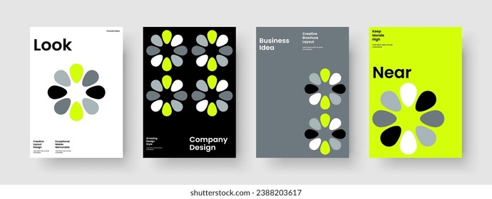 Abstract Brochure Layout. Creative Report Template. Geometric Background Design. Business Presentation. Banner. Book Cover. Flyer. Poster. Newsletter. Notebook. Catalog. Portfolio. Pamphlet