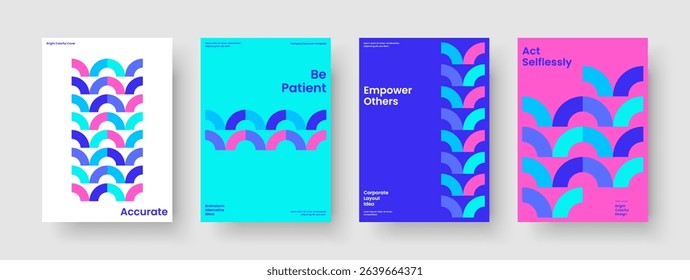Abstract Brochure Layout. Creative Report Template. Geometric Book Cover Design. Background. Business Presentation. Banner. Flyer. Poster. Brand Identity. Notebook. Leaflet. Pamphlet. Advertising
