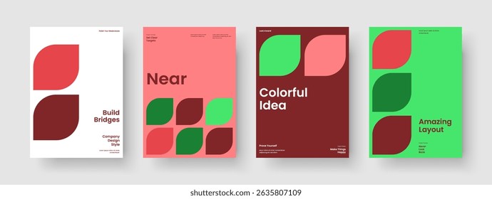 Abstract Brochure Layout. Geometric Banner Design. Isolated Report Template. Poster. Book Cover. Flyer. Business Presentation. Background. Magazine. Brand Identity. Leaflet. Journal. Newsletter