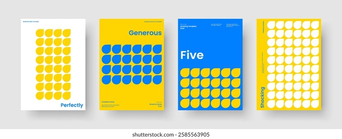 Abstract Brochure Layout. Geometric Book Cover Template. Modern Report Design. Background. Banner. Poster. Business Presentation. Flyer. Magazine. Newsletter. Journal. Handbill. Brand Identity