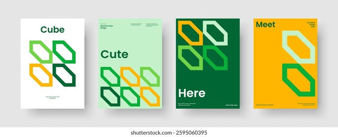 Abstract Brochure Layout. Geometric Flyer Template. Isolated Poster Design. Background. Report. Banner. Business Presentation. Book Cover. Catalog. Journal. Pamphlet. Brand Identity. Handbill