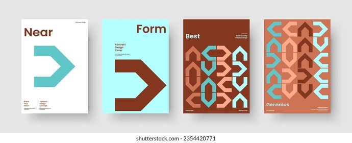 Abstract Brochure Layout. Geometric Poster Template. Isolated Background Design. Report. Flyer. Banner. Business Presentation. Book Cover. Journal. Portfolio. Brand Identity. Notebook. Magazine