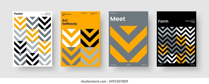 Abstract Brochure Layout. Geometric Poster Template. Creative Report Design. Flyer. Business Presentation. Banner. Background. Book Cover. Pamphlet. Handbill. Advertising. Journal. Brand Identity