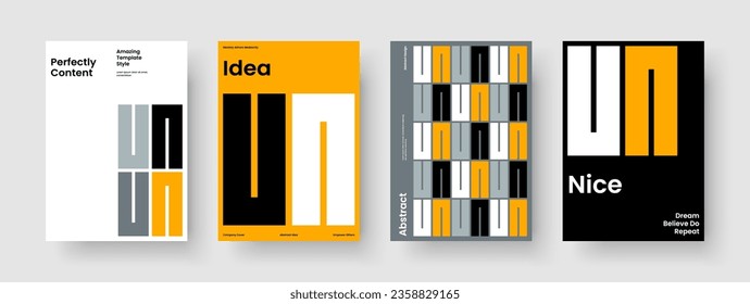 Abstract Brochure Layout. Geometric Report Design. Creative Business Presentation Template. Banner. Poster. Flyer. Background. Book Cover. Portfolio. Newsletter. Catalog. Magazine. Handbill. Journal