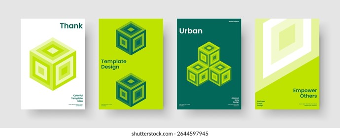 Abstract Brochure Layout. Geometric Report Design. Isolated Background Template. Banner. Book Cover. Business Presentation. Flyer. Poster. Portfolio. Notebook. Advertising. Brand Identity. Leaflet