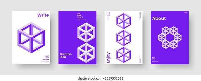 Abstract Brochure Layout. Isolated Background Template. Geometric Book Cover Design. Business Presentation. Flyer. Banner. Report. Poster. Pamphlet. Notebook. Portfolio. Magazine. Brand Identity