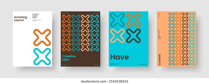Abstract Brochure Layout. Isolated Banner Template. Geometric Poster Design. Background. Book Cover. Report. Flyer. Business Presentation. Journal. Magazine. Newsletter. Brand Identity. Notebook