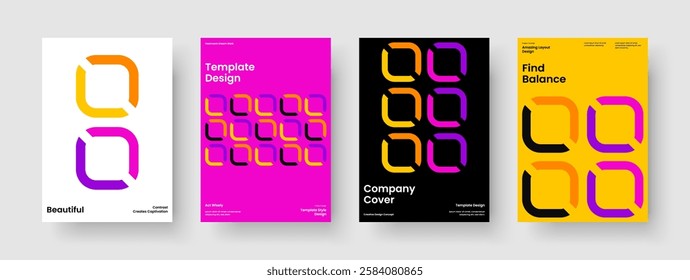 Abstract Brochure Layout. Isolated Banner Template. Geometric Report Design. Business Presentation. Flyer. Poster. Book Cover. Background. Notebook. Pamphlet. Handbill. Brand Identity. Journal