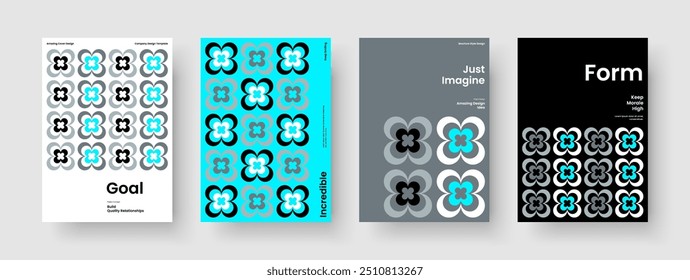 Abstract Brochure Layout. Isolated Book Cover Template. Geometric Business Presentation Design. Background. Report. Flyer. Poster. Banner. Brand Identity. Advertising. Pamphlet. Journal. Leaflet
