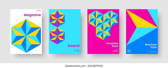 Diseño de folleto Abstractas. Aislada Plantilla de afiches. Diseño de informe moderno. Presentación empresarial. Portada del libro. Anuncio. Antecedentes. Volante. Handbill. Identidad de marca. Catálogo. Publicidad. Boletín
